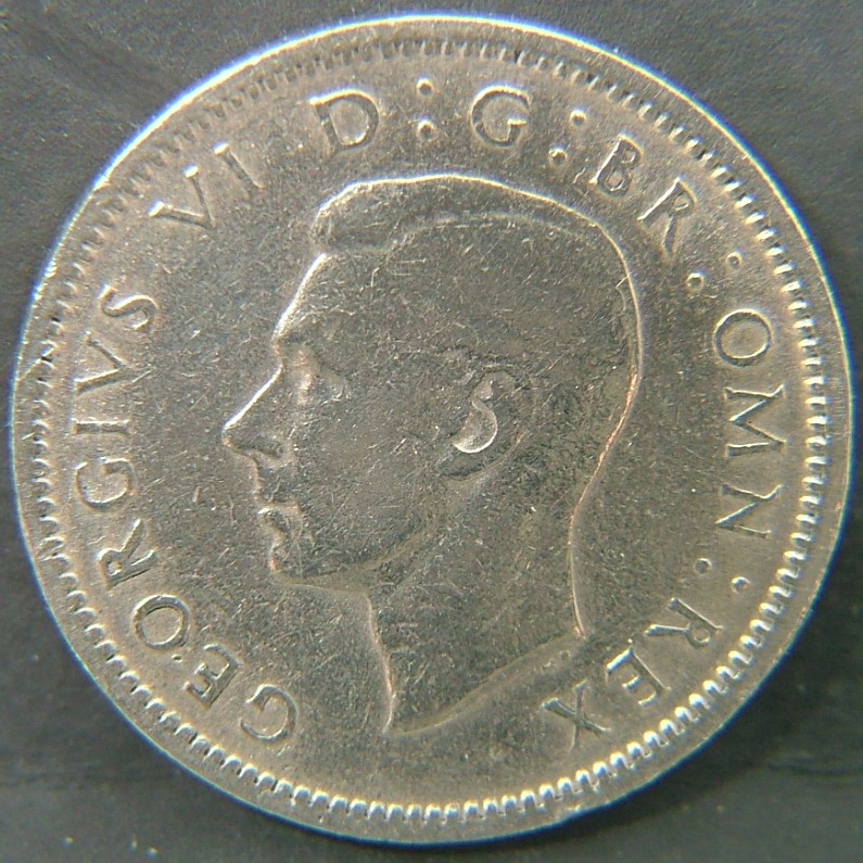 Back side of 🇬🇧 GREAT BRITAIN – Monarchs and Milestones 6 Pence 1947 coin