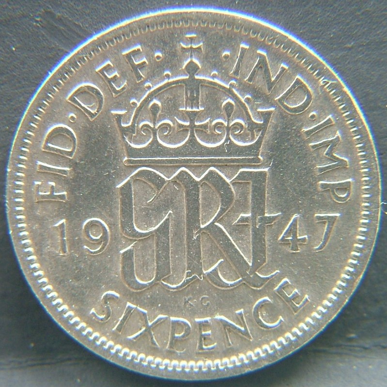 Additional view 1 of 🇬🇧 GREAT BRITAIN – Monarchs and Milestones 6 Pence 1947 coin