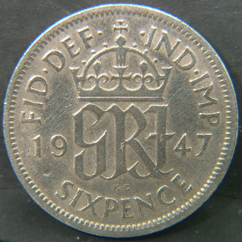 Additional view 2 of 🇬🇧 GREAT BRITAIN – Monarchs and Milestones 6 Pence 1947 coin