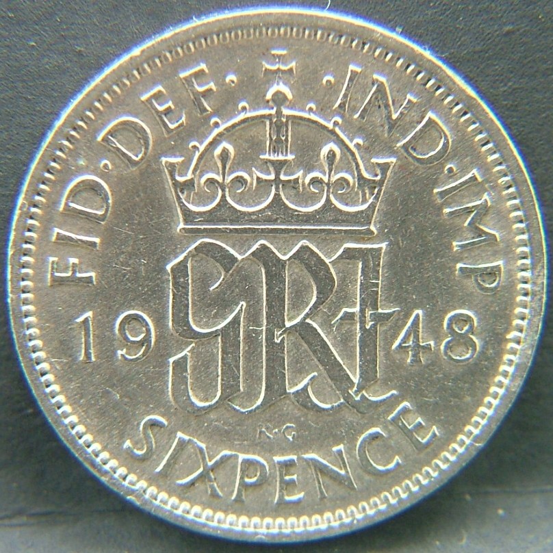 Additional view 1 of 🇬🇧 GREAT BRITAIN – Monarchs and Milestones 6 Pence 1948 coin