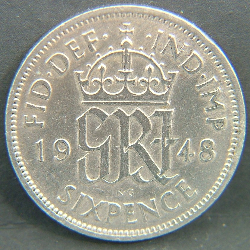 Additional view 2 of 🇬🇧 GREAT BRITAIN – Monarchs and Milestones 6 Pence 1948 coin