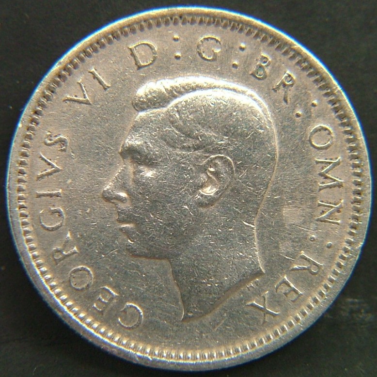 Back side of 🇬🇧 GREAT BRITAIN – Monarchs and Milestones 6 Pence 1951 coin