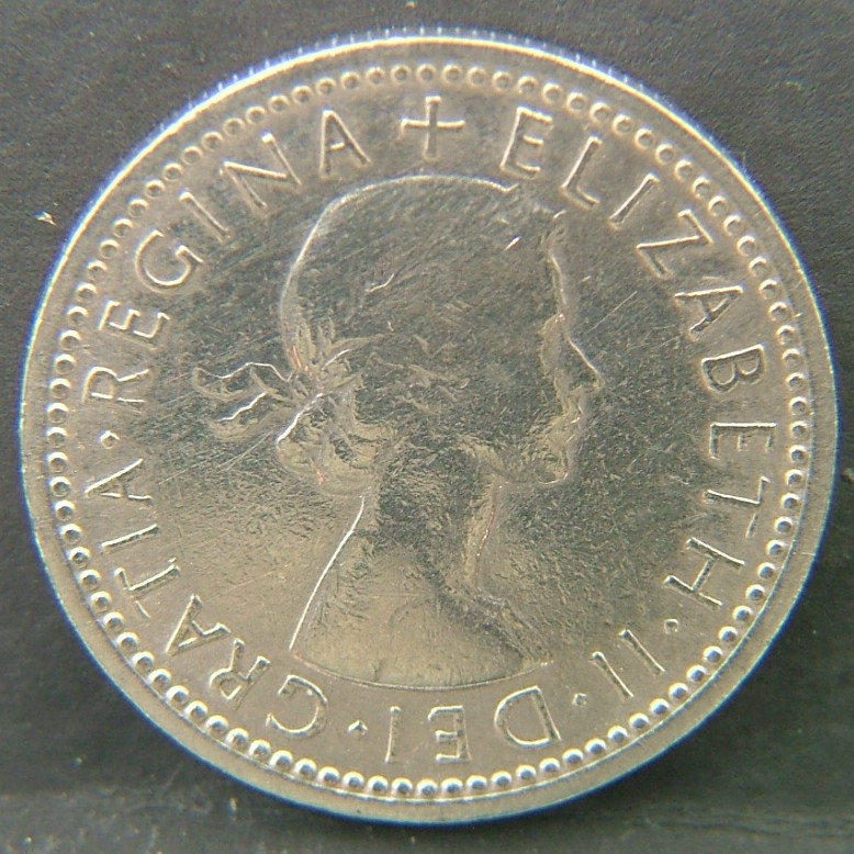 Back side of 🇬🇧 GREAT BRITAIN – Monarchs and Milestones 6 Pence 1956 coin