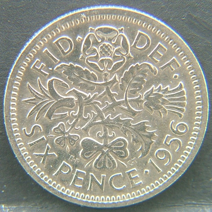 Additional view 1 of 🇬🇧 GREAT BRITAIN – Monarchs and Milestones 6 Pence 1956 coin