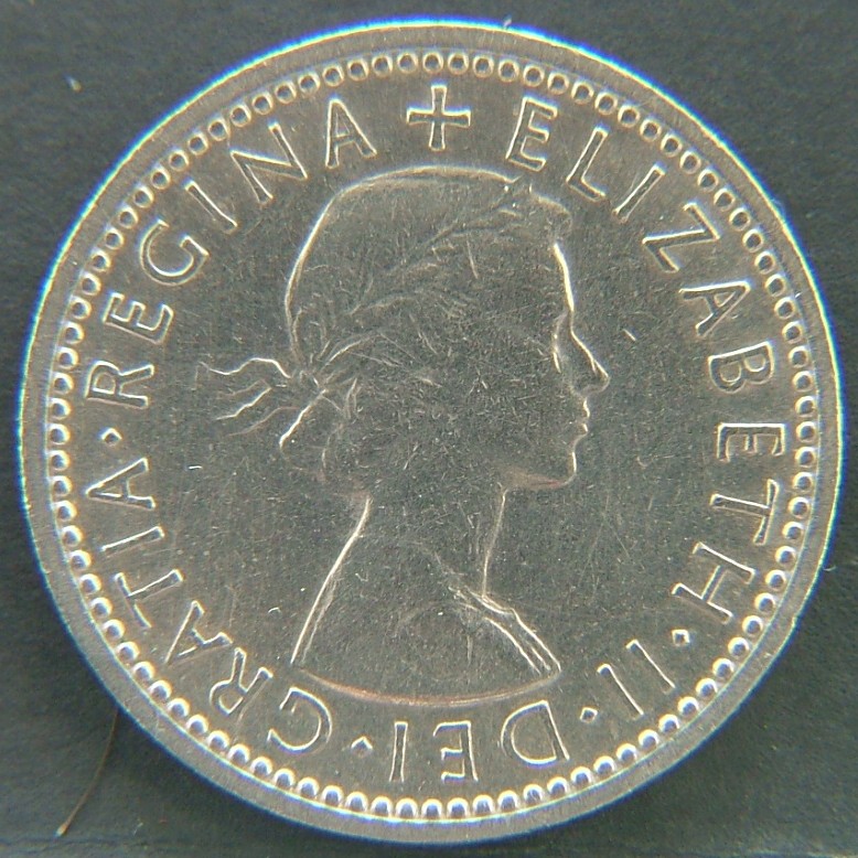 Front side of 🇬🇧 GREAT BRITAIN – Monarchs and Milestones 6 Pence 1957 coin