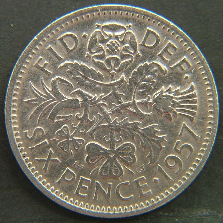 Additional view 1 of 🇬🇧 GREAT BRITAIN – Monarchs and Milestones 6 Pence 1957 coin