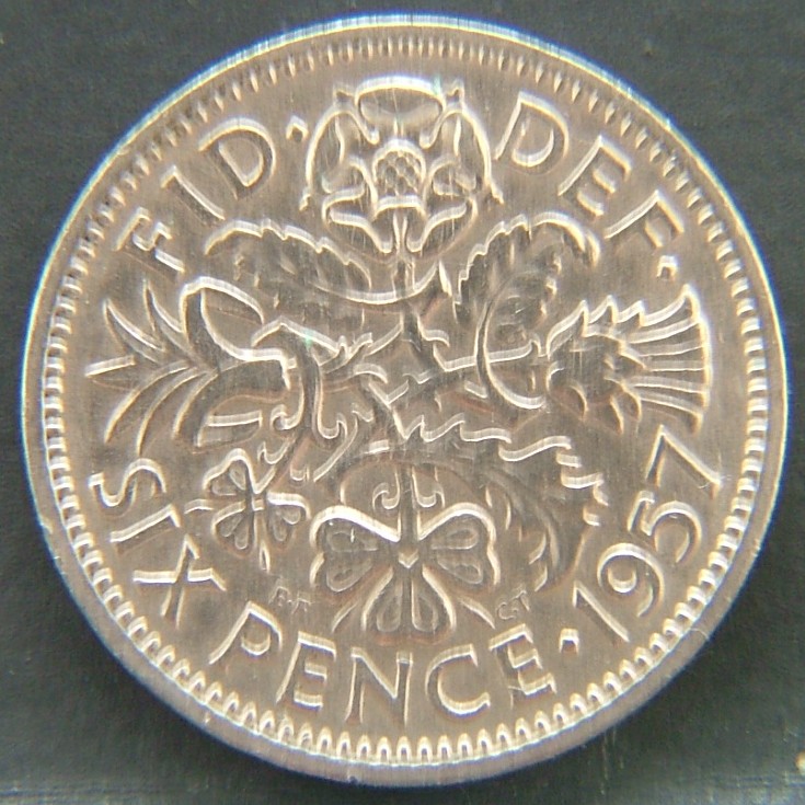 Additional view 1 of 🇬🇧 GREAT BRITAIN – Monarchs and Milestones 6 Pence 1957 coin