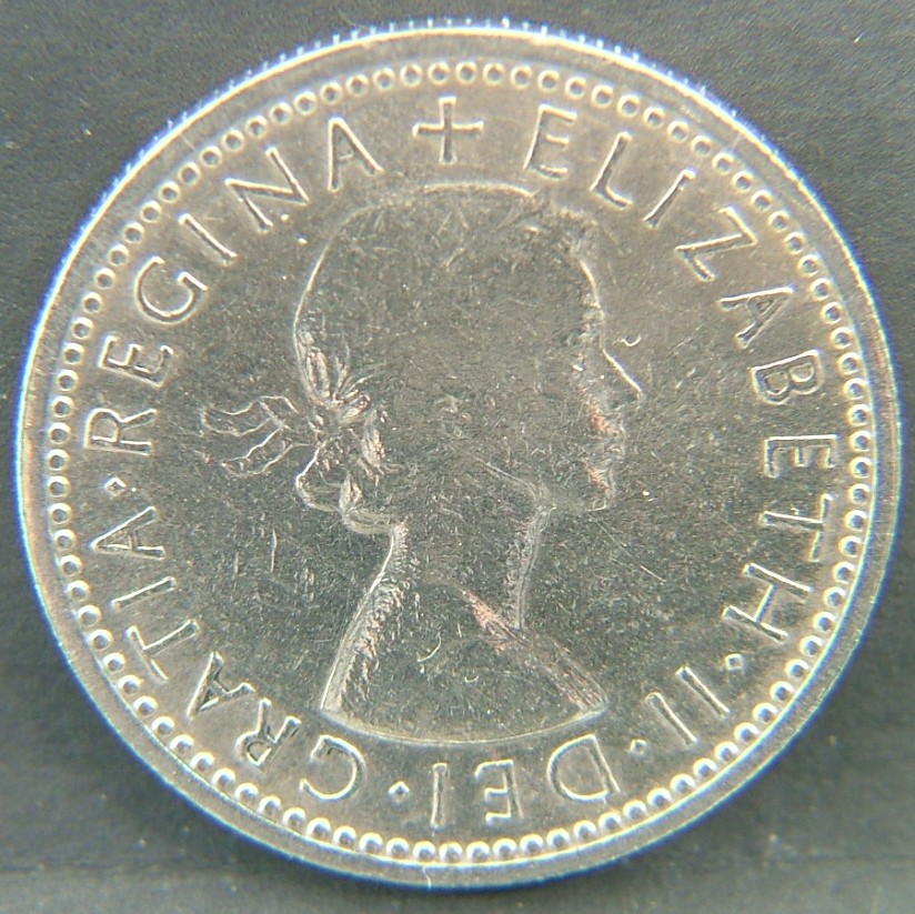 Back side of 🇬🇧 GREAT BRITAIN – Monarchs and Milestones 6 Pence 1961 coin