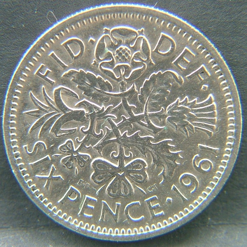 Additional view 1 of 🇬🇧 GREAT BRITAIN – Monarchs and Milestones 6 Pence 1961 coin