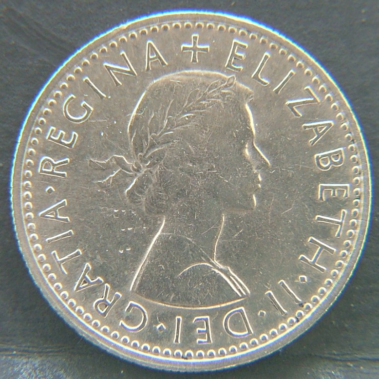 Front side of 🇬🇧 GREAT BRITAIN – Monarchs and Milestones 6 Pence 1965 coin