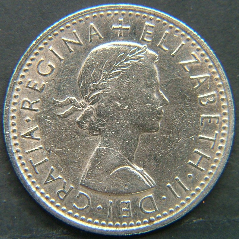 Back side of 🇬🇧 GREAT BRITAIN – Monarchs and Milestones 6 Pence 1965 coin
