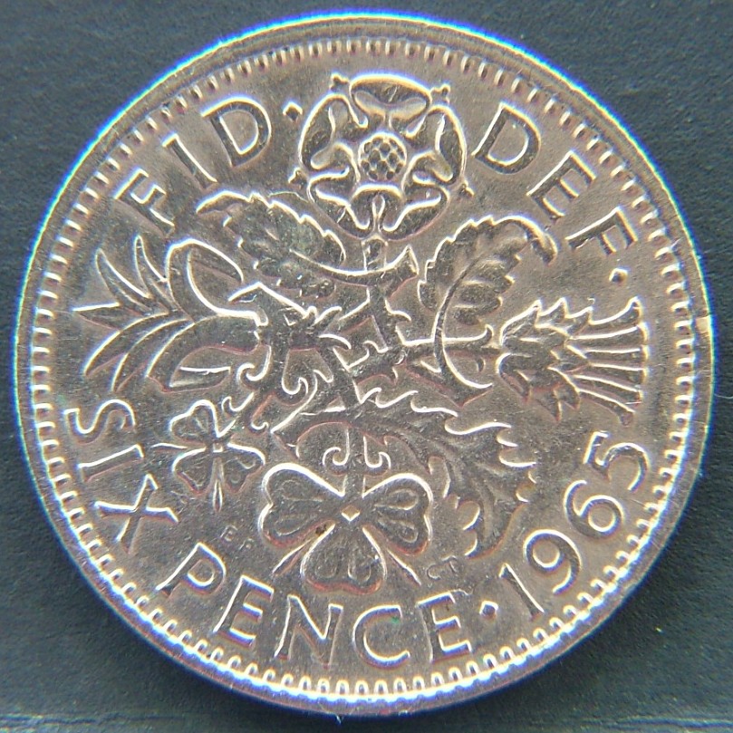 Additional view 2 of 🇬🇧 GREAT BRITAIN – Monarchs and Milestones 6 Pence 1965 coin