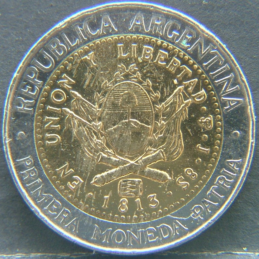 Additional view 1 of 🇦🇷 ARGENTINA – Peso Through Political Change 1 Peso 2009 coin