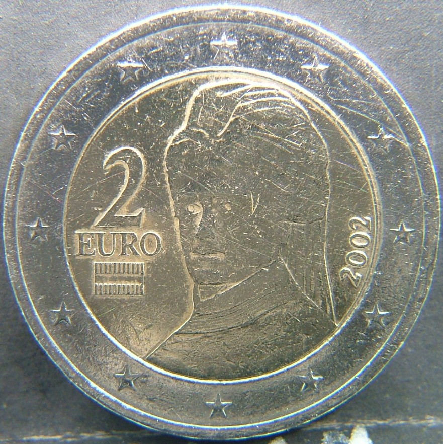 Back side of 🇦🇹 AUSTRIA – Habsburg Heirs and Republic Coins 2 Euro 2002 coin