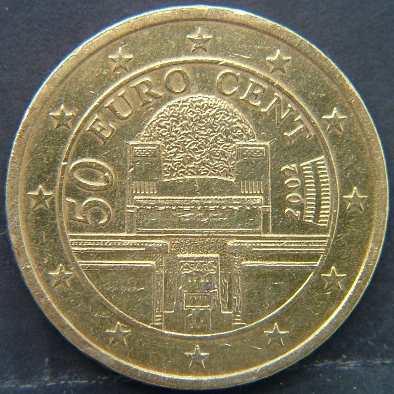 Back side of 🇦🇹 AUSTRIA – Habsburg Heirs and Republic Coins 50 Cents 2002 coin