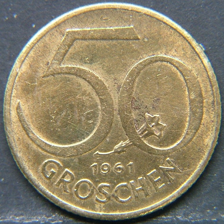 Additional view 2 of 🇦🇹 AUSTRIA – Habsburg Heirs and Republic Coins 50 Groschen 1961 coin