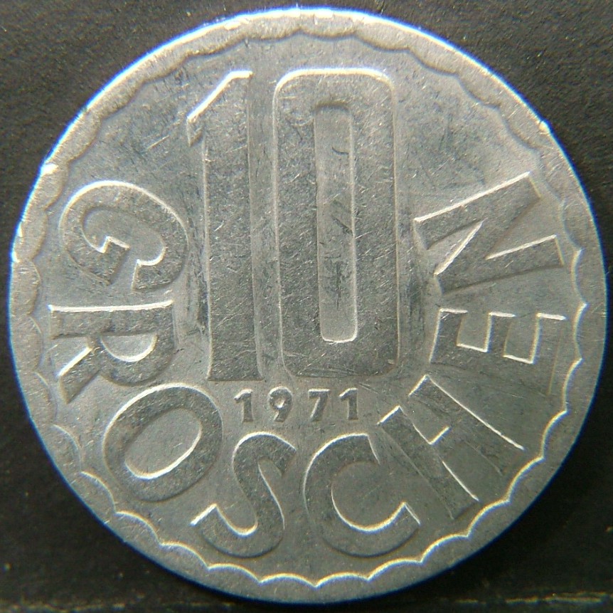 Additional view 2 of 🇦🇹 AUSTRIA – Habsburg Heirs and Republic Coins 10 Groschen 1971 coin