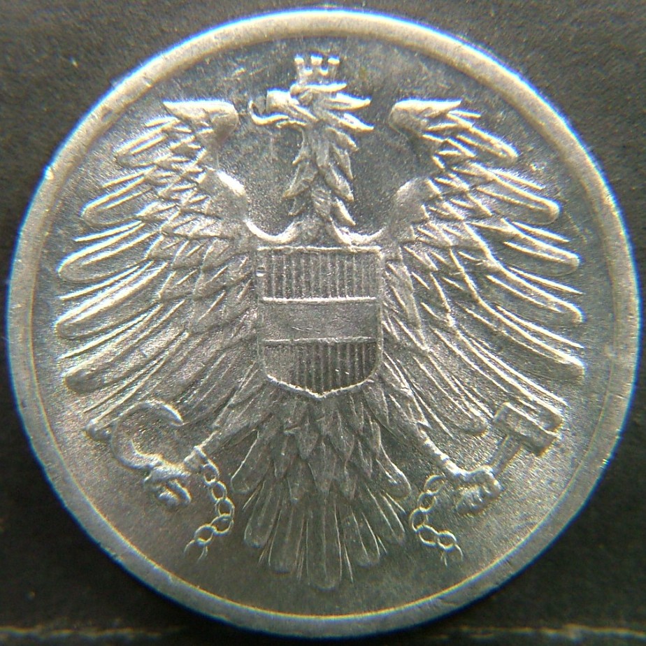 Back side of 🇦🇹 AUSTRIA – Habsburg Heirs and Republic Coins 2 Groschen 1975 coin