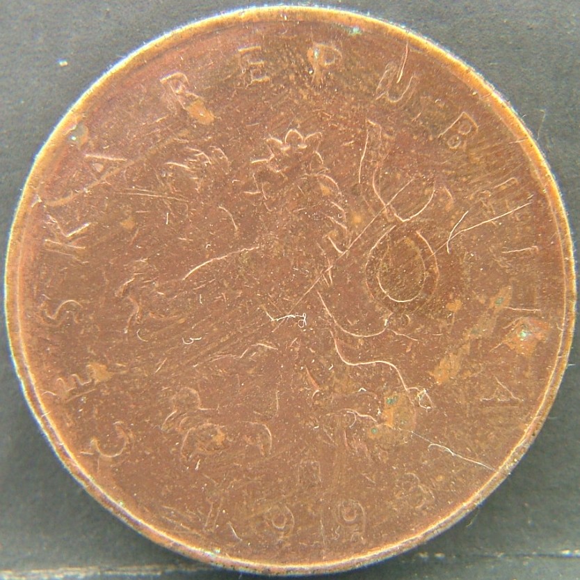 Back side of 🇨🇿 CZECH REPUBLIC – Post-Socialist Coinage 10 Korun 1993 coin