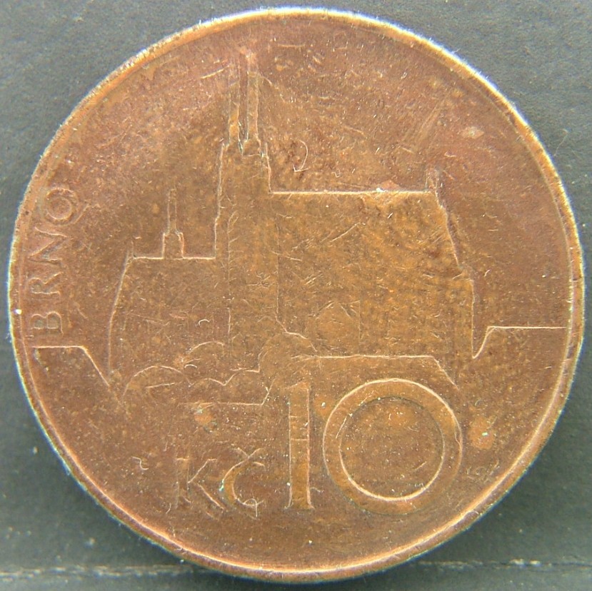Additional view 1 of 🇨🇿 CZECH REPUBLIC – Post-Socialist Coinage 10 Korun 1993 coin