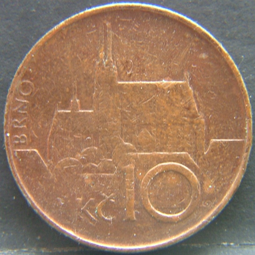 Additional view 2 of 🇨🇿 CZECH REPUBLIC – Post-Socialist Coinage 10 Korun 1993 coin