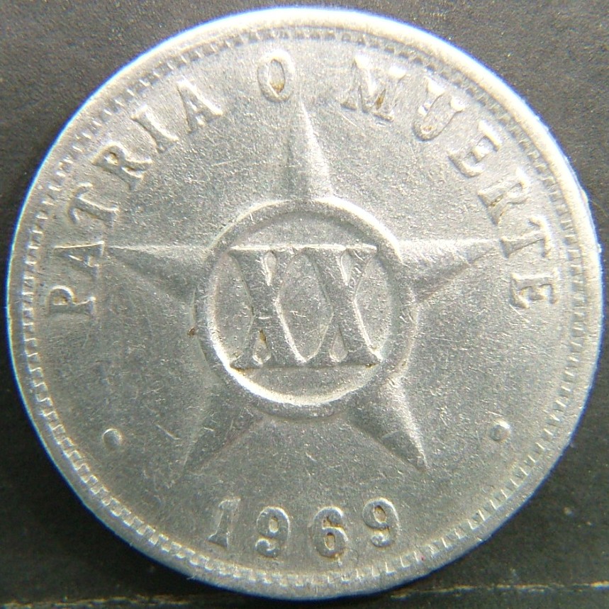 Additional view 2 of 🇨🇺 CUBA – Revolutionary Coinage 20 Centavos 1967 coin