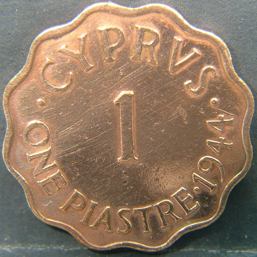 Additional view 1 of 🇨🇾 CYPRUS – Mediterranean Coin Stories 1 Piastre 1944 coin
