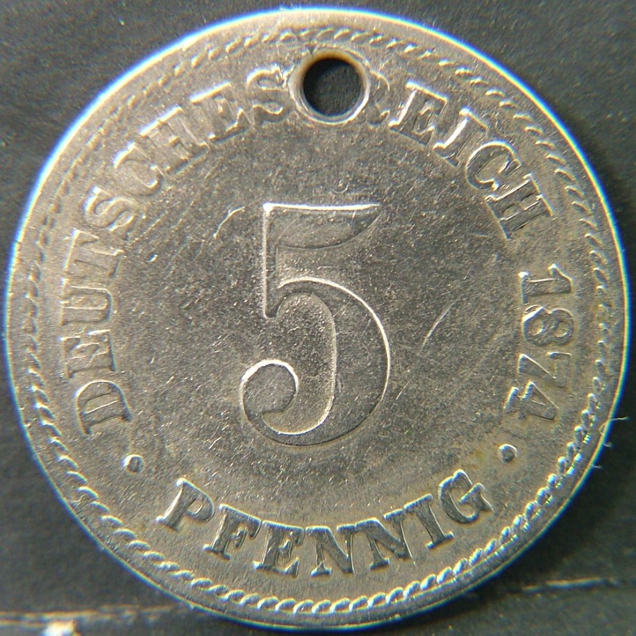 Additional view 2 of 🇩🇪 GERMANY – Unified Coins of a Divided History 5 Phenning 1874 coin