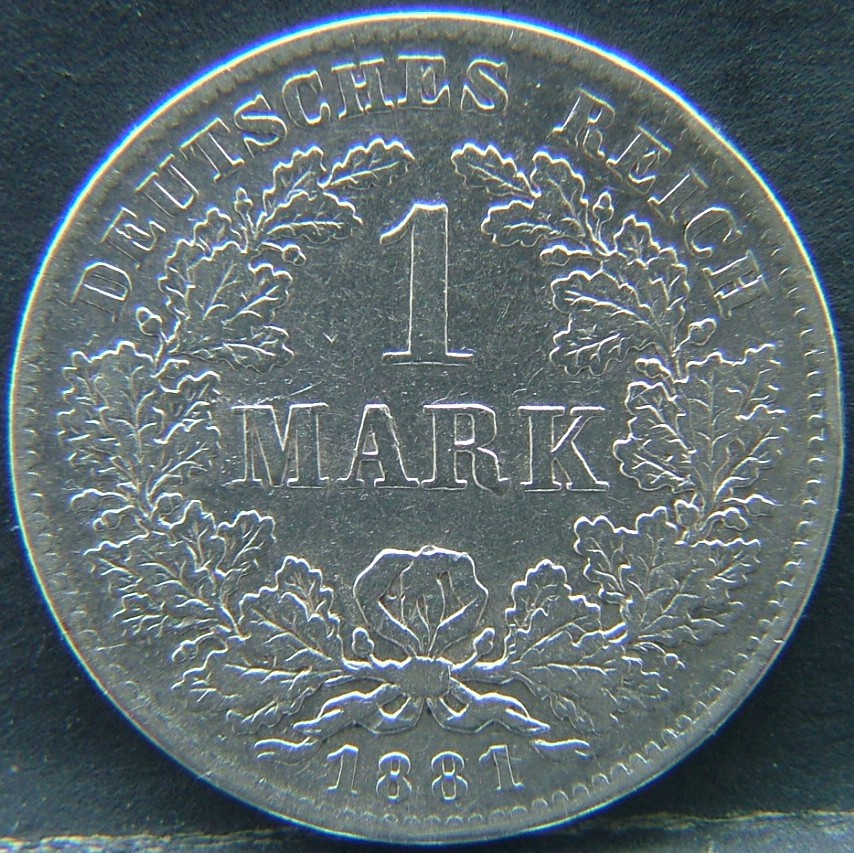 Additional view 1 of 🇩🇪 GERMANY – Unified Coins of a Divided History 1 Mark "F" 1881 coin