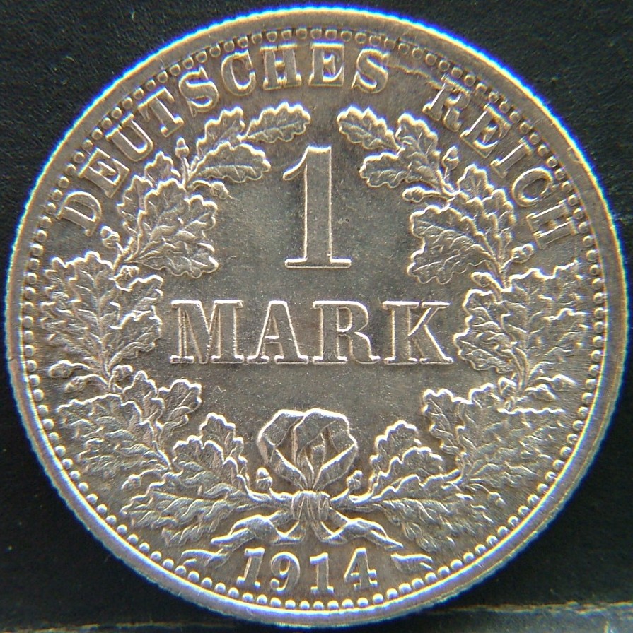 Additional view 1 of 🇩🇪 GERMANY – Unified Coins of a Divided History 1 Mark "F" 1914 coin