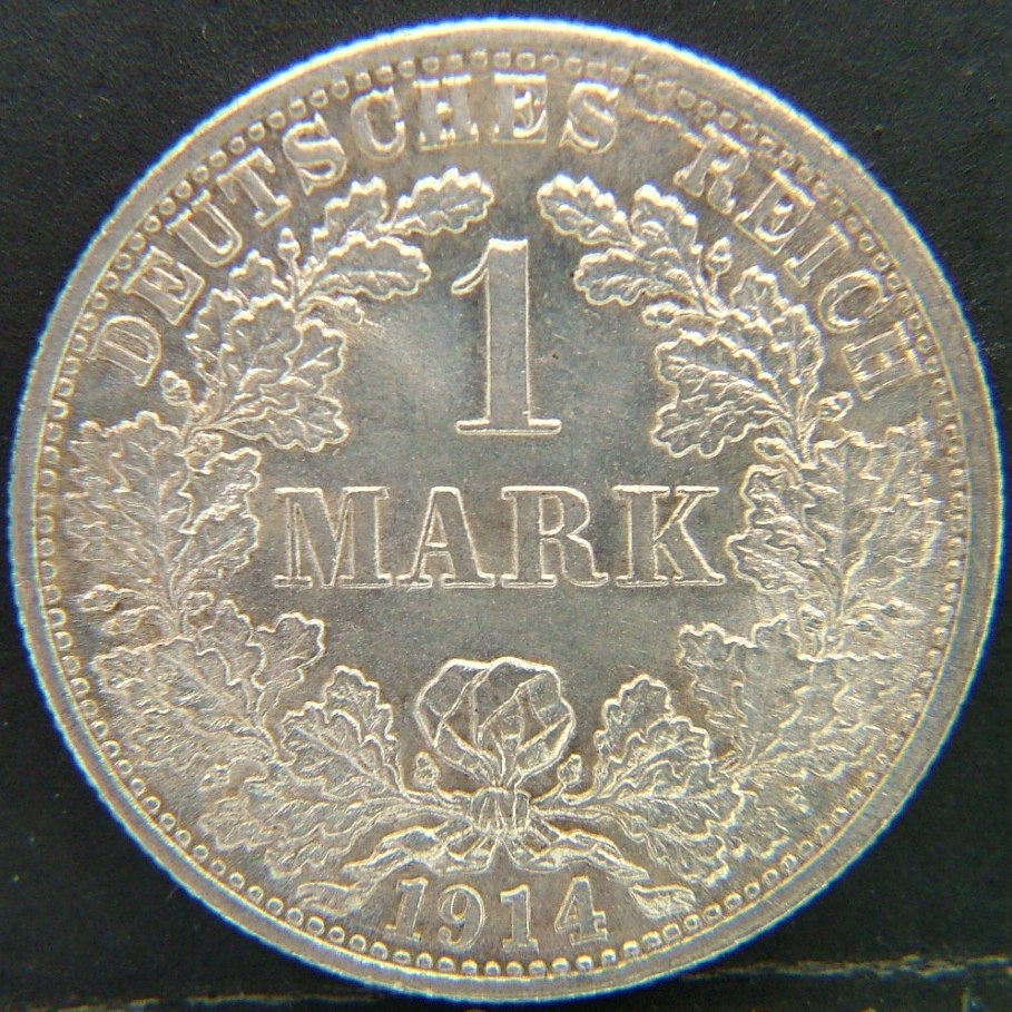 Additional view 2 of 🇩🇪 GERMANY – Unified Coins of a Divided History 1 Mark "F" 1914 coin