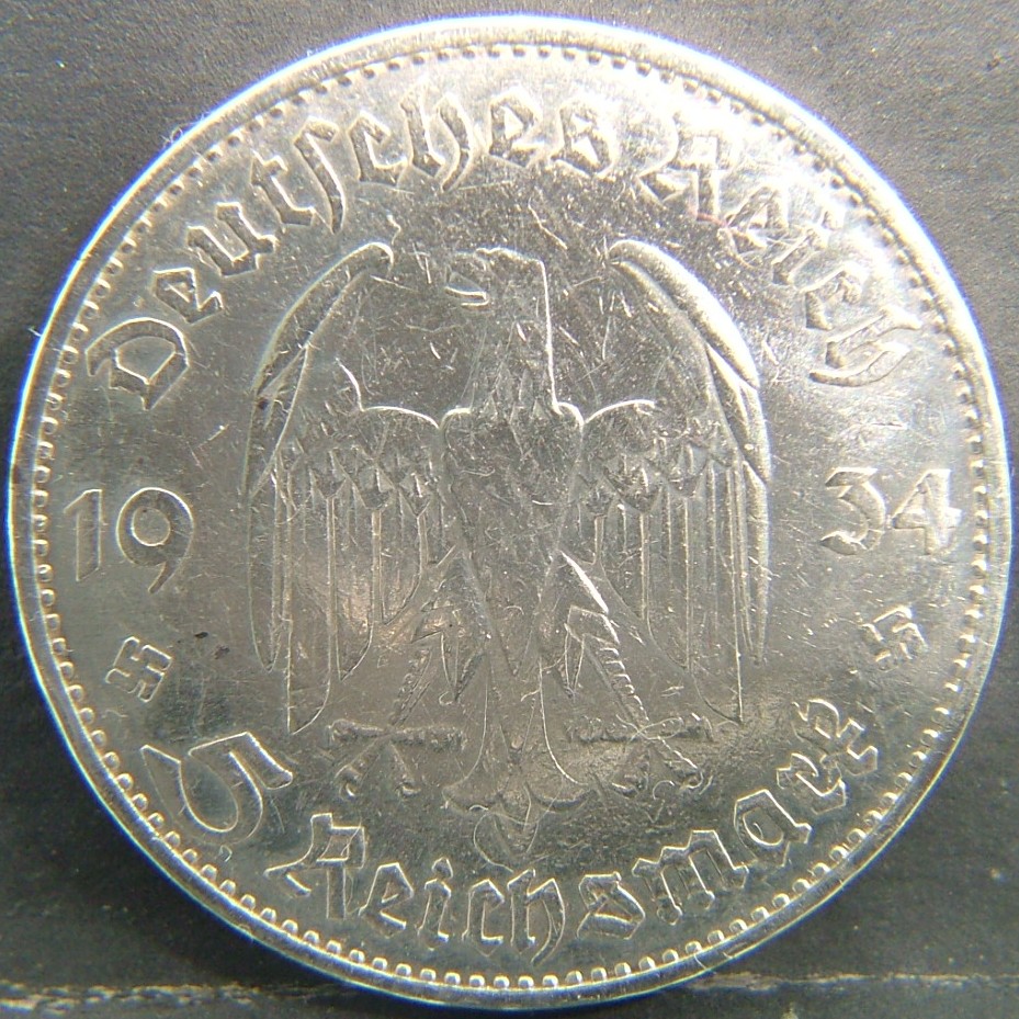 Additional view 2 of 🇩🇪 GERMANY – Unified Coins of a Divided History 5 Reichsmark 1934 coin