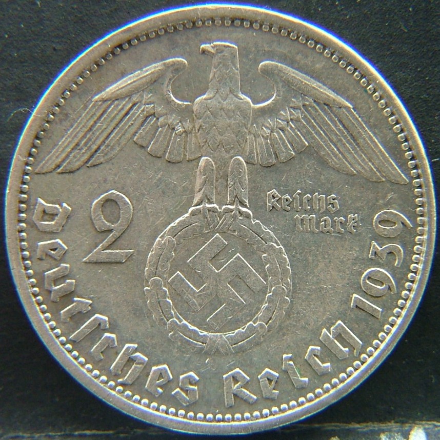 Additional view 1 of 🇩🇪 GERMANY – Unified Coins of a Divided History 2 Reichsmark "A" 1939 coin