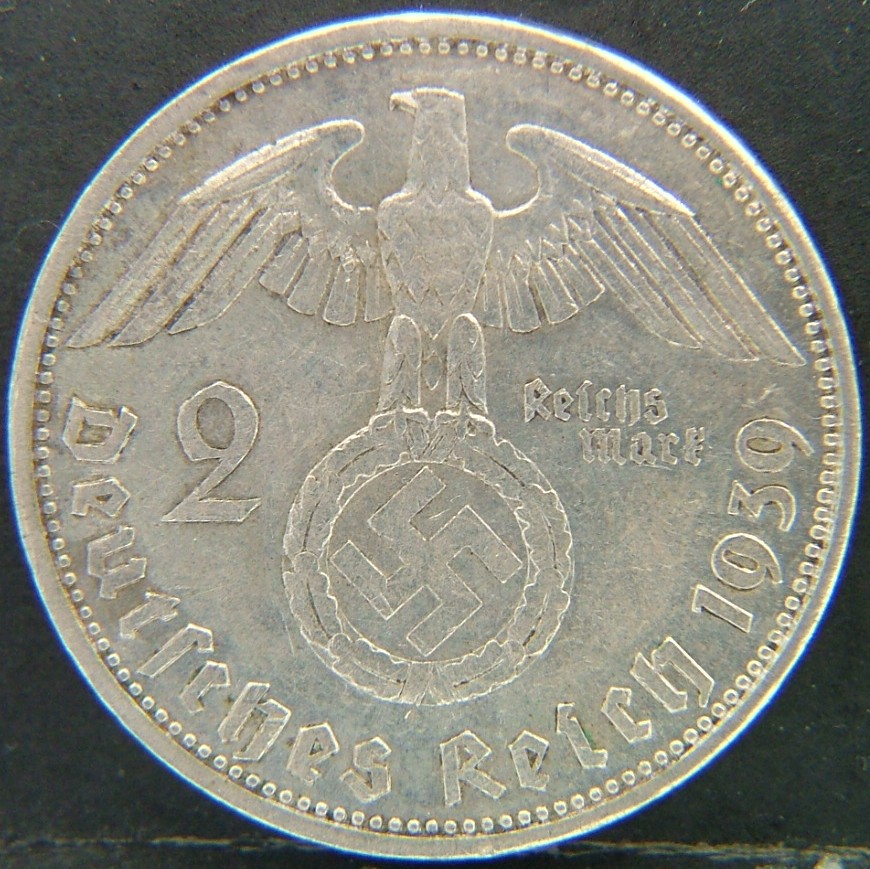 Additional view 2 of 🇩🇪 GERMANY – Unified Coins of a Divided History 2 Reichsmark "A" 1939 coin