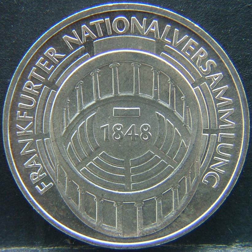 Front side of 🇩🇪 GERMANY – Unified Coins of a Divided History 5 Mark "G" 1973 coin