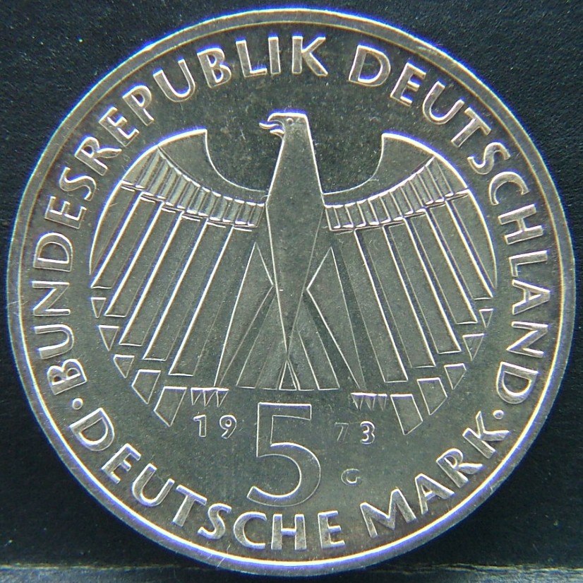 Additional view 1 of 🇩🇪 GERMANY – Unified Coins of a Divided History 5 Mark "G" 1973 coin