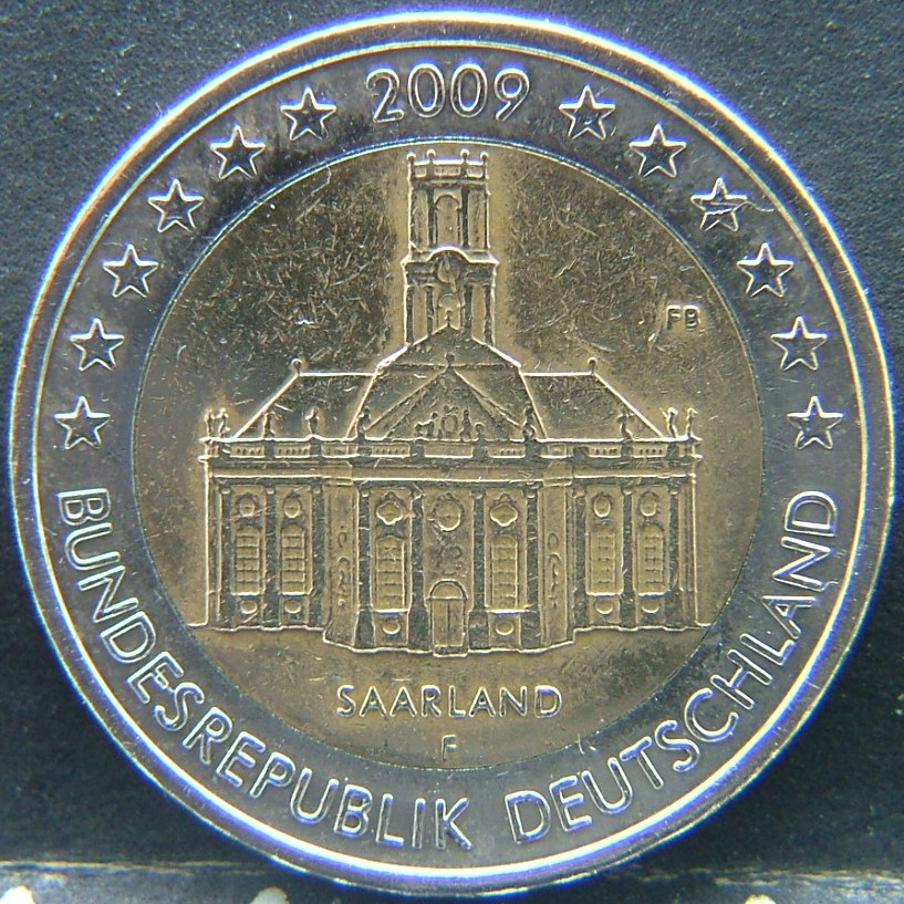 Front side of 🇩🇪 GERMANY – Unified Coins of a Divided History 2 Euro 2009 coin