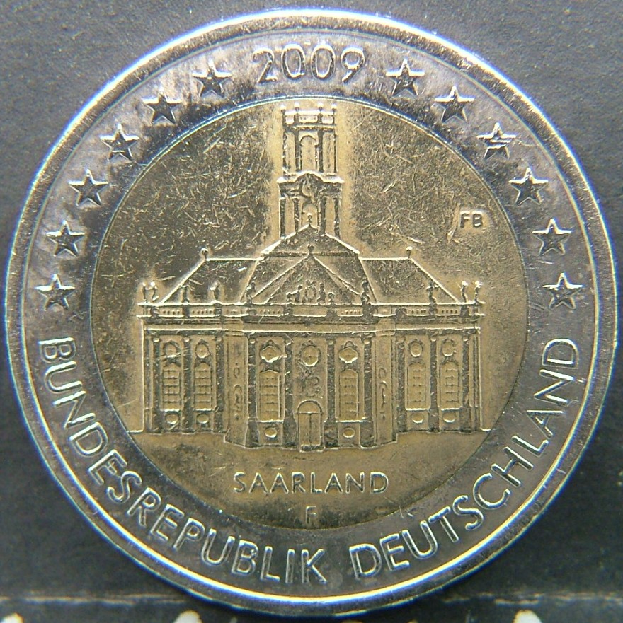 Back side of 🇩🇪 GERMANY – Unified Coins of a Divided History 2 Euro 2009 coin