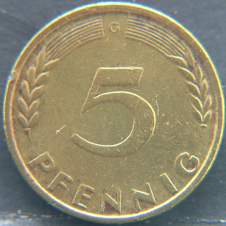 Additional view 1 of 🇩🇪 GERMANY – Unified Coins of a Divided History 5 Pfenning "G" 1950 coin