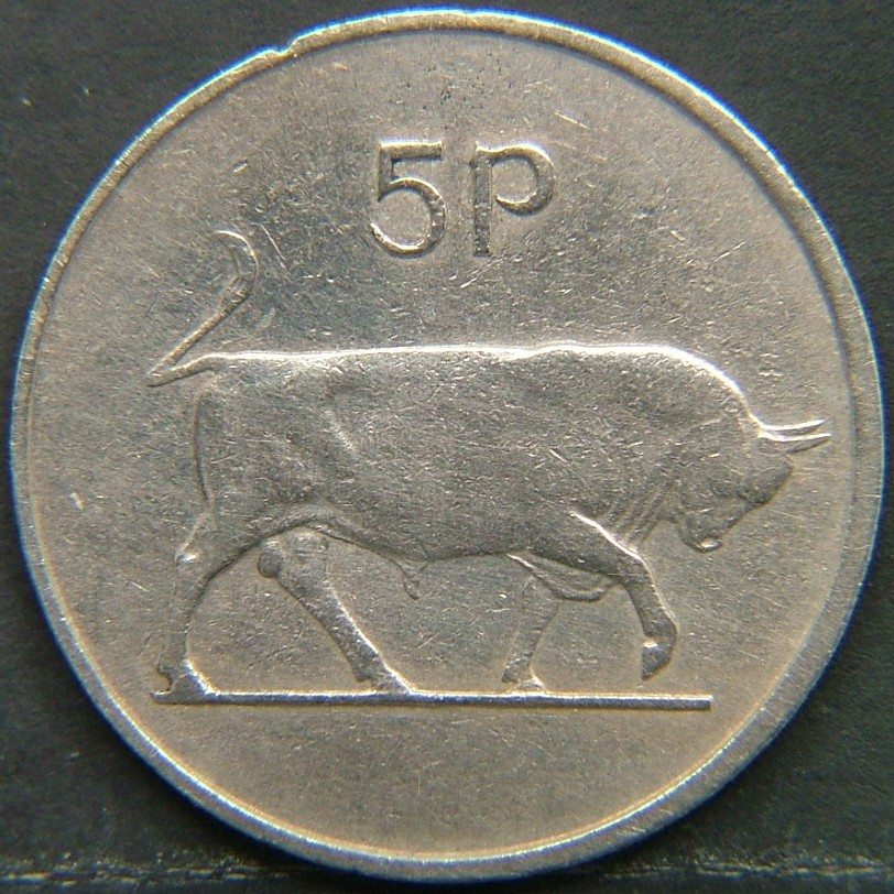 Additional view 2 of 🇮🇪 Irish Coins (1928–2001) 5 Pence 1970 coin