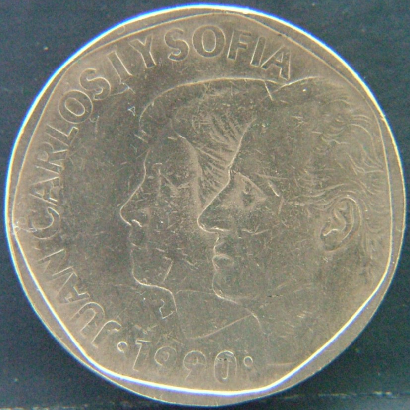 Front side of 🇪🇸 SPAIN – From Peseta to Euro 500 Pesetas 1990 coin