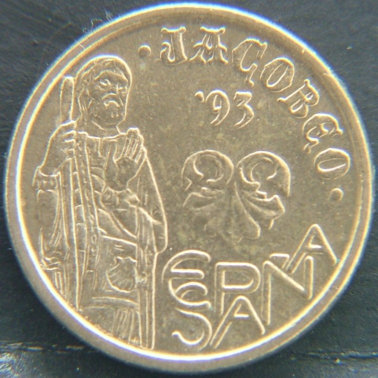 Front side of 🇪🇸 SPAIN – From Peseta to Euro 5 Pesetas 1993 coin