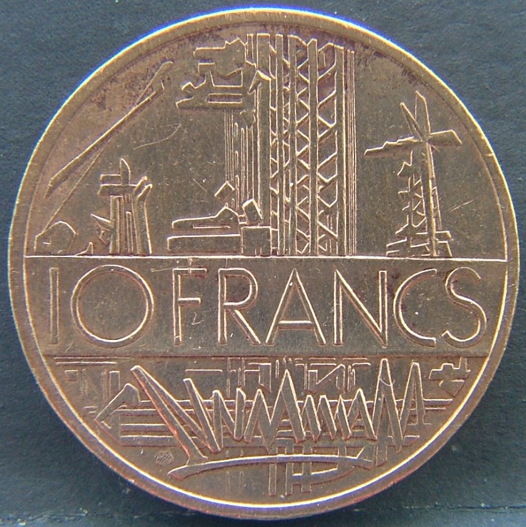 Additional view 1 of 🇫🇷 FRANCE 10 Franks 1980 coin