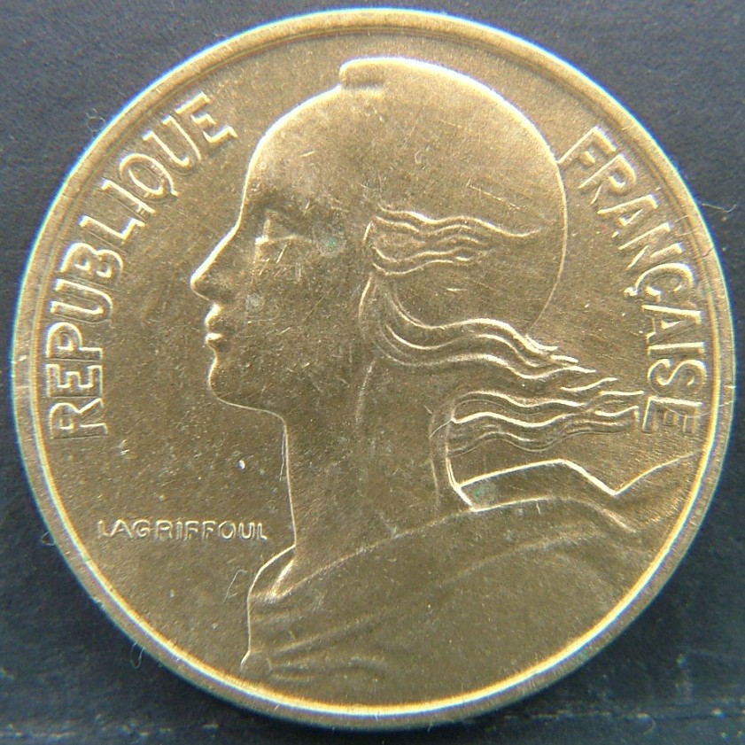 Back side of 🇫🇷 FRANCE 10 Centimes 1964 coin