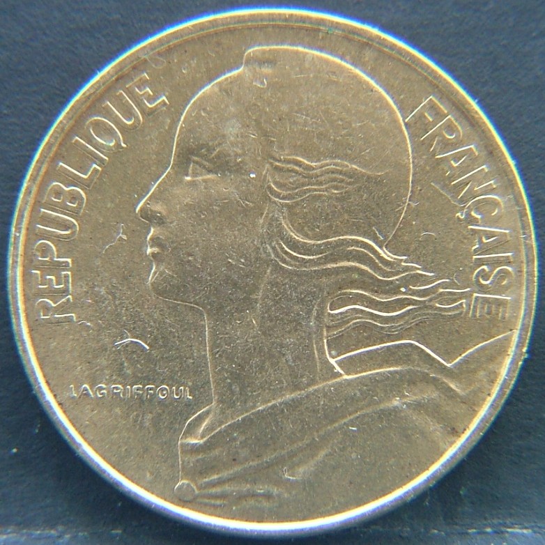 Front side of 🇫🇷 FRANCE 10 Centimes 1974 coin