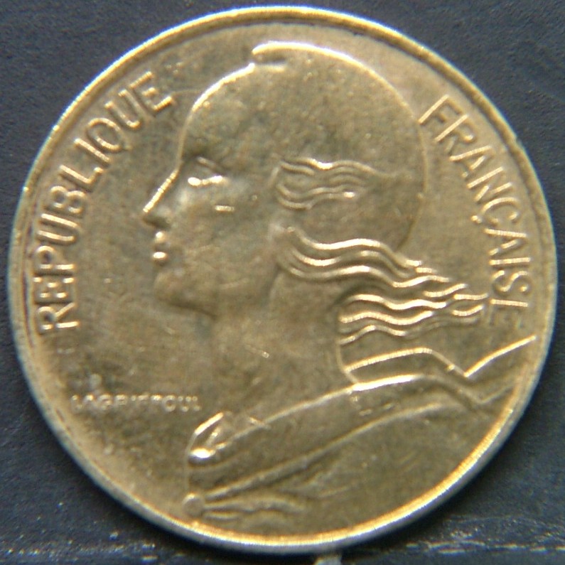 Back side of 🇫🇷 FRANCE 10 Centimes 1978 coin