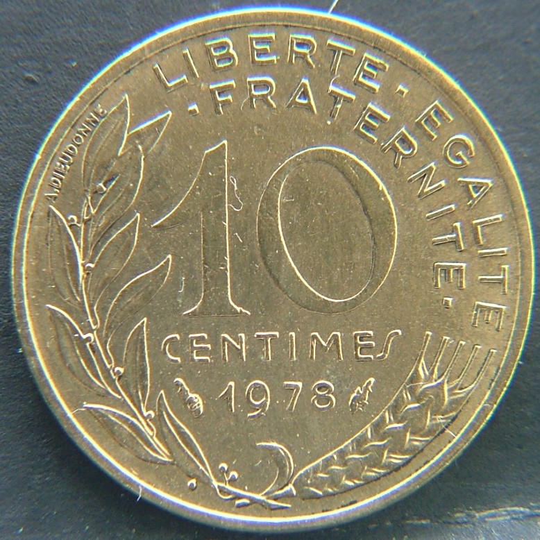 Additional view 1 of 🇫🇷 FRANCE 10 Centimes 1978 coin