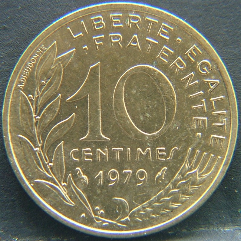 Additional view 1 of 🇫🇷 FRANCE 10 Centimes 1979 coin