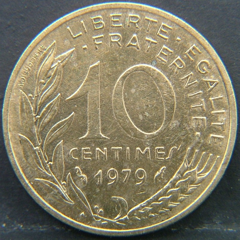 Additional view 2 of 🇫🇷 FRANCE 10 Centimes 1979 coin