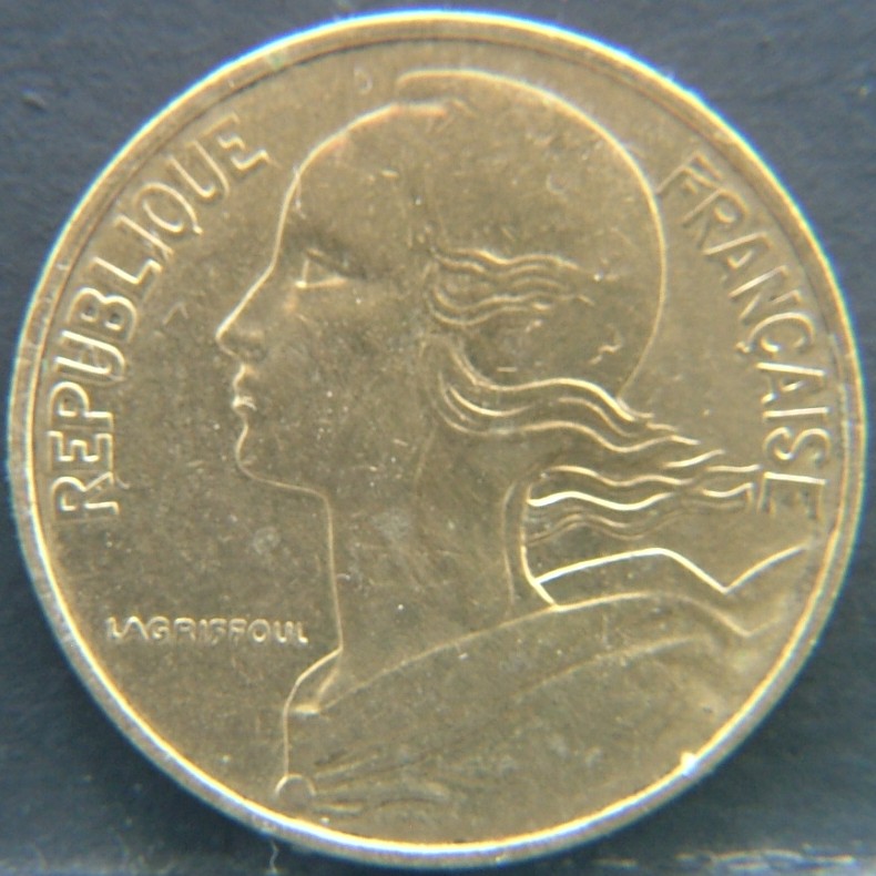 Front side of 🇫🇷 FRANCE 10 Centimes 1984 coin